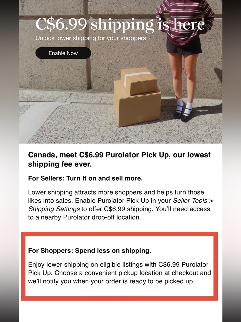 Purolator Pick-Up Shipping - $6.99!
